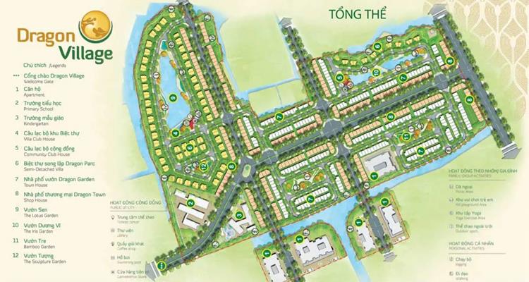 Mặt bằng tổng thể khu chung cư NOXH