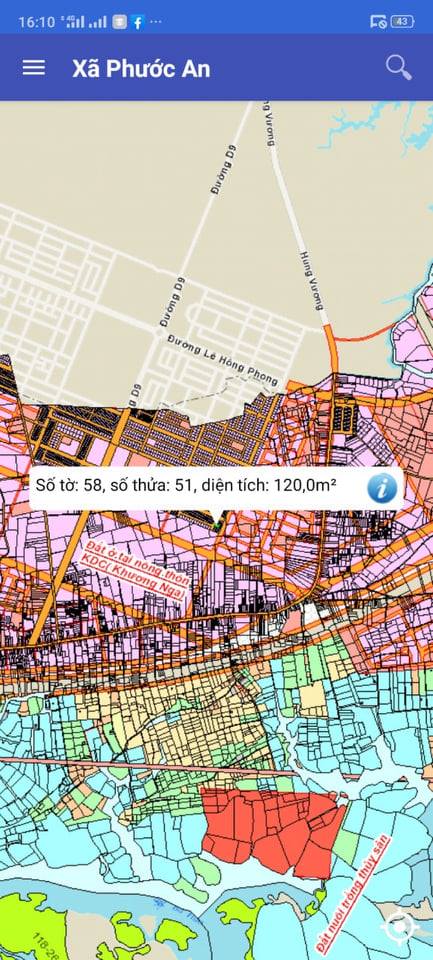 Bán đất Phước An số 58/51 giá siêu rẻ 750 triệu