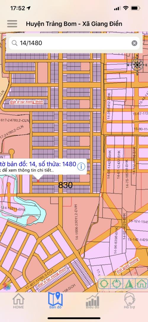 Bán Gấp Gấp lô đất The Viva City Giang Điền - tờ 14/1480 - giá 830 triệu Bán Gấp Gấp lô đất The Viva City Giang Điền - tờ 14/1480 - giá 830 triệu