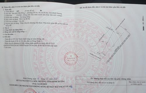 Bán lô đất mặt tiền Đường 15, KP Nhị Đồng, TP Dĩ An 216m2 giá chỉ 3.5 tỷ (chỉ 16 triệu/m2) Bán lô đất mặt tiền Đường 15, KP Nhị Đồng, TP Dĩ An 216m2 giá chỉ 3.5 tỷ (chỉ 16 triệu/m2)
