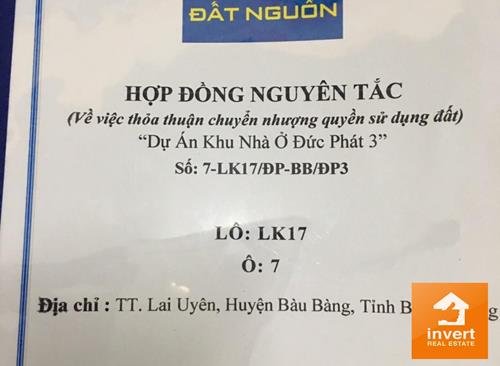 Bán lô đất Đức Phát 3 đường D6, liên kết 17 ô 7 giá 700 triệu Bán lô đất Đức Phát 3 đường D6, liên kết 17 ô 7 giá 700 triệu