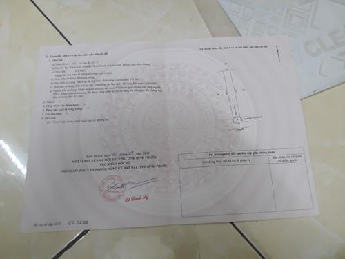 Bán lô đất tại thị trấn Chơn Thành, diện tích 201.9 m2 giá 950 triệu Bán lô đất tại thị trấn Chơn Thành, diện tích 201.9 m2 giá 950 triệu