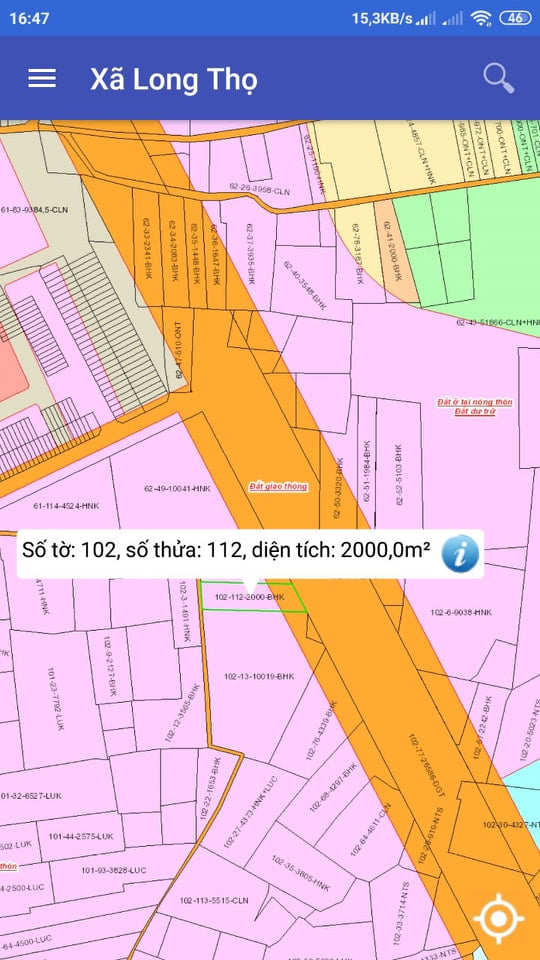 Bán đất Long Thọ số 102/112 hai mặt tiền diện tích lớn 2000 m2