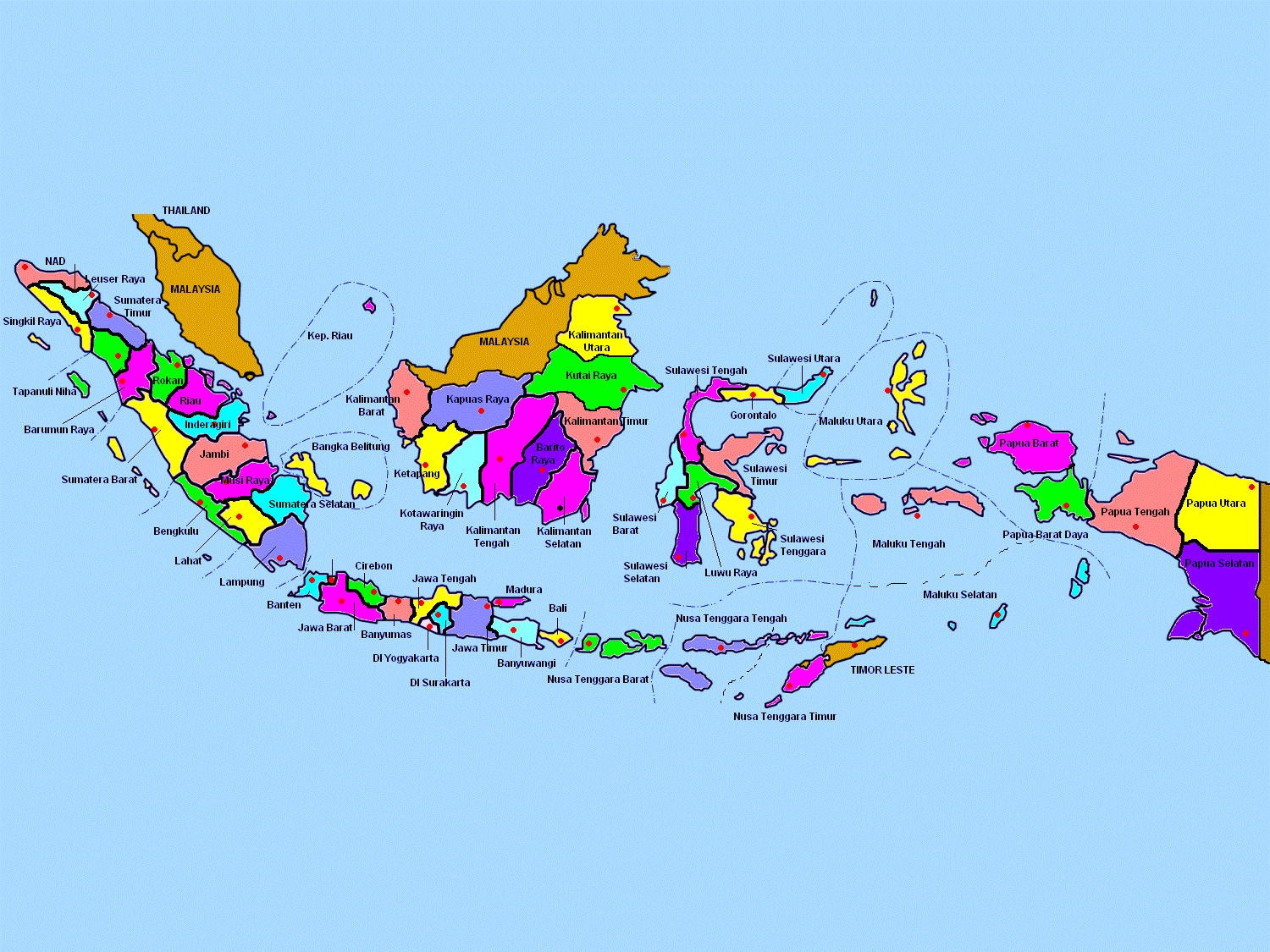 Bản đồ Indonesia