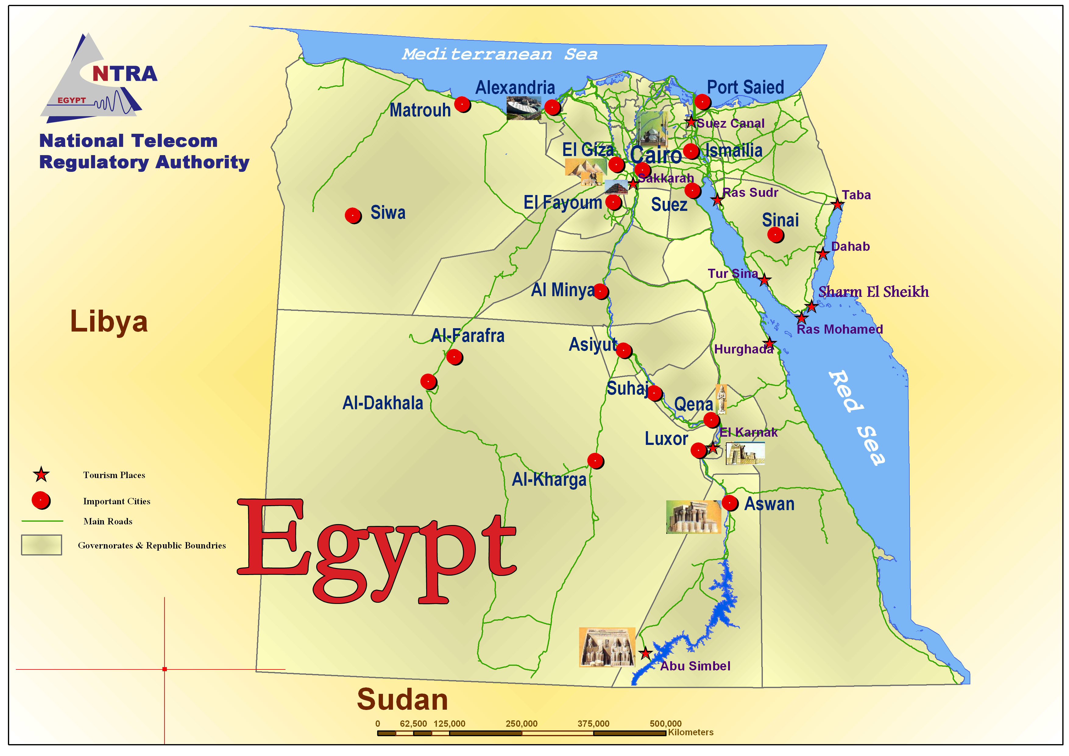 Карта египта с городами курортами