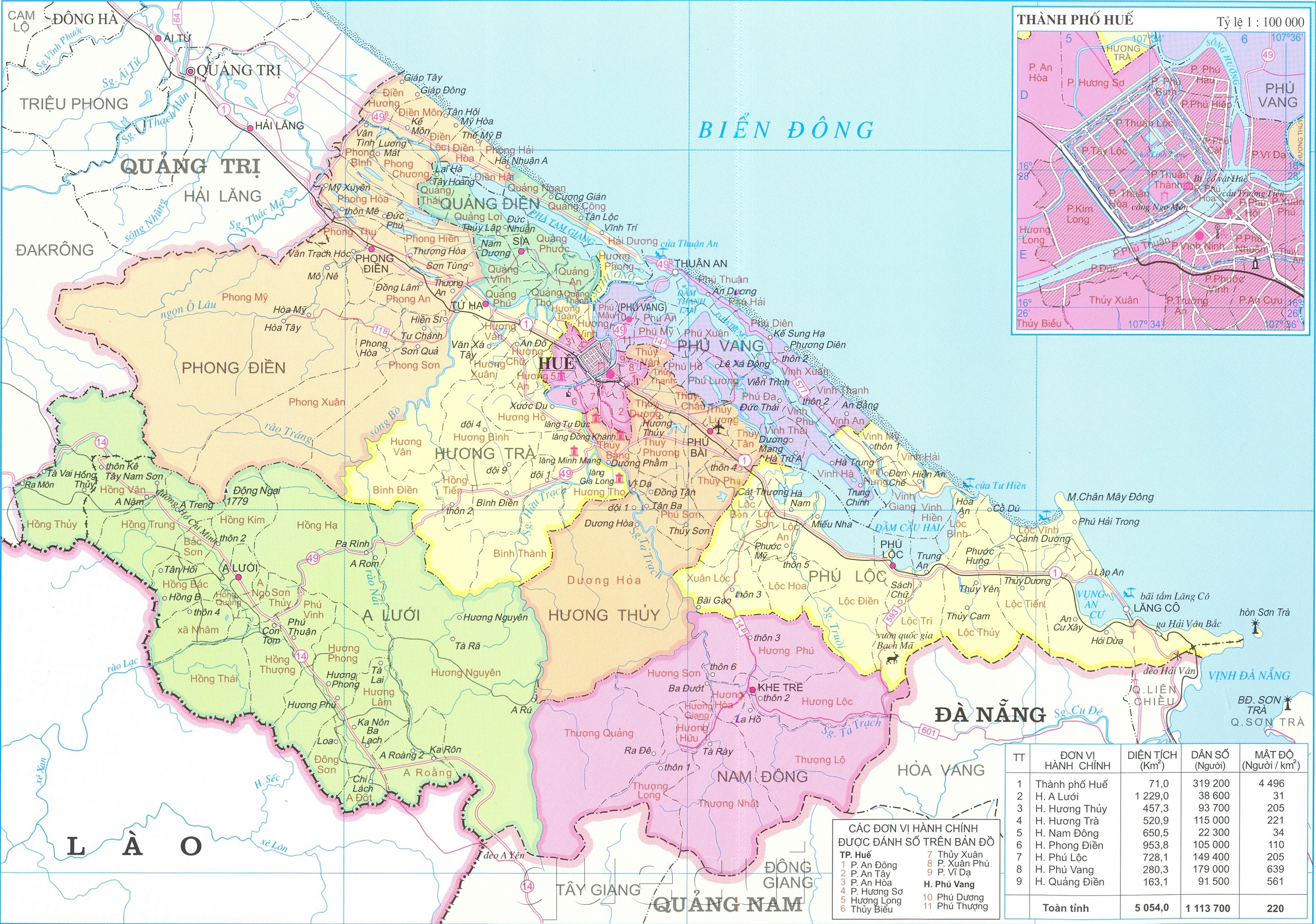 Tìm hiểu ngay Bản đồ hành chính Thừa Thiên Huế updated 2024 để tìm kiếm các thông tin về bản đồ khu vực, cập nhật tình hình phát triển, địa chỉ ưu đãi khách hàng, hệ thống văn phòng và các địa điểm tham quan trong khu vực.