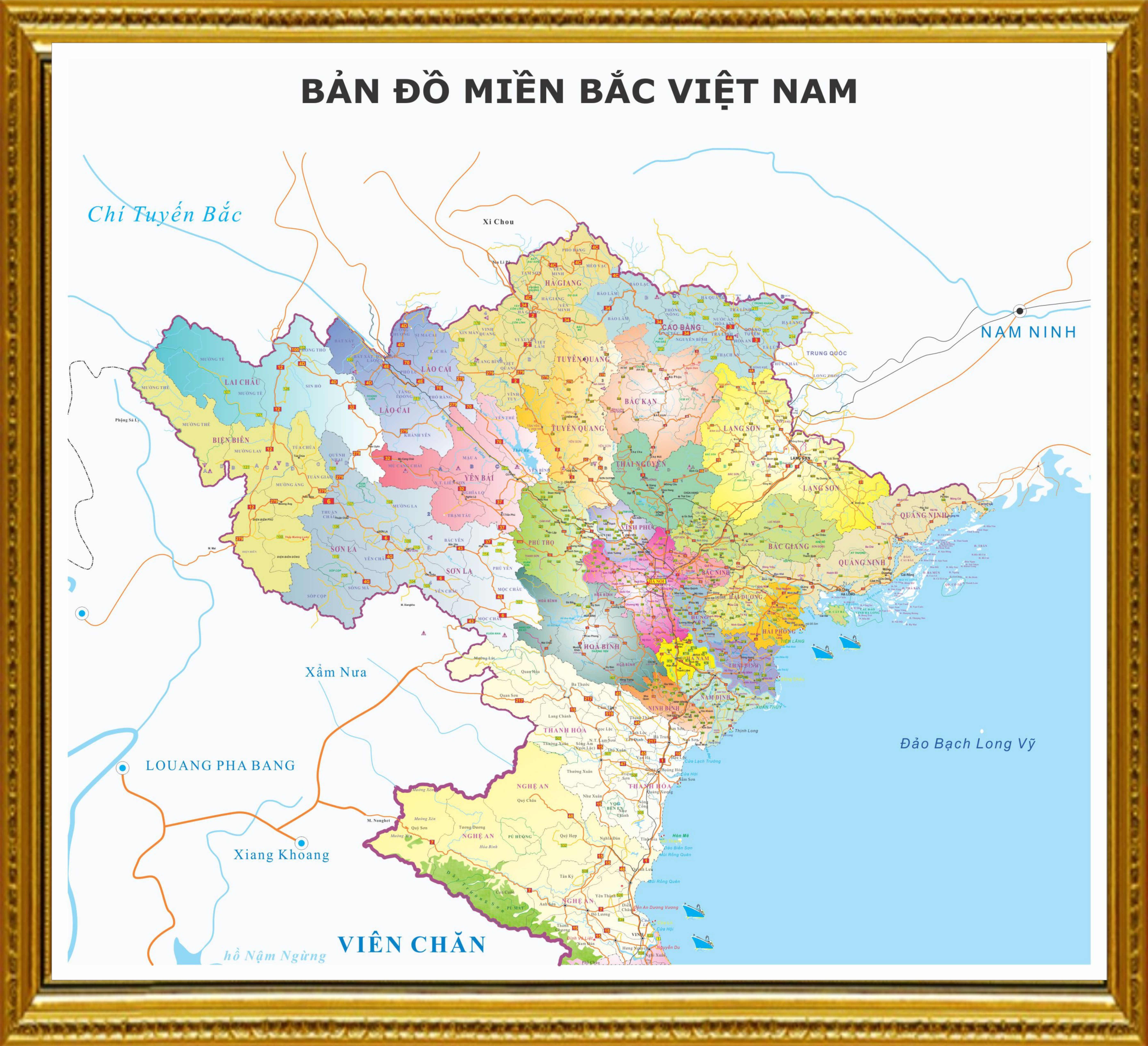 Bản đồ miền Nam Việt Nam