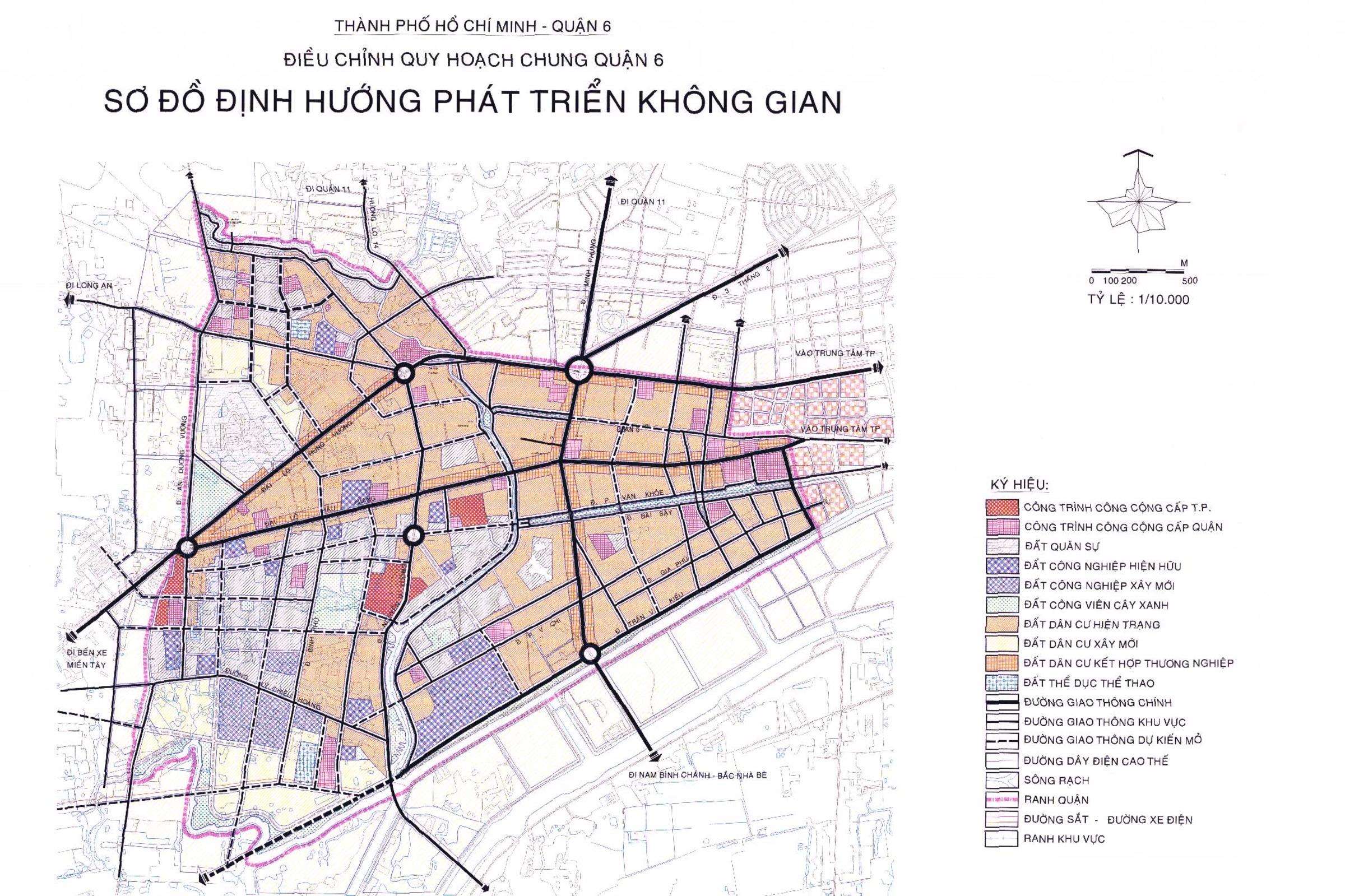 Bản đồ giao thông tại Quận 11