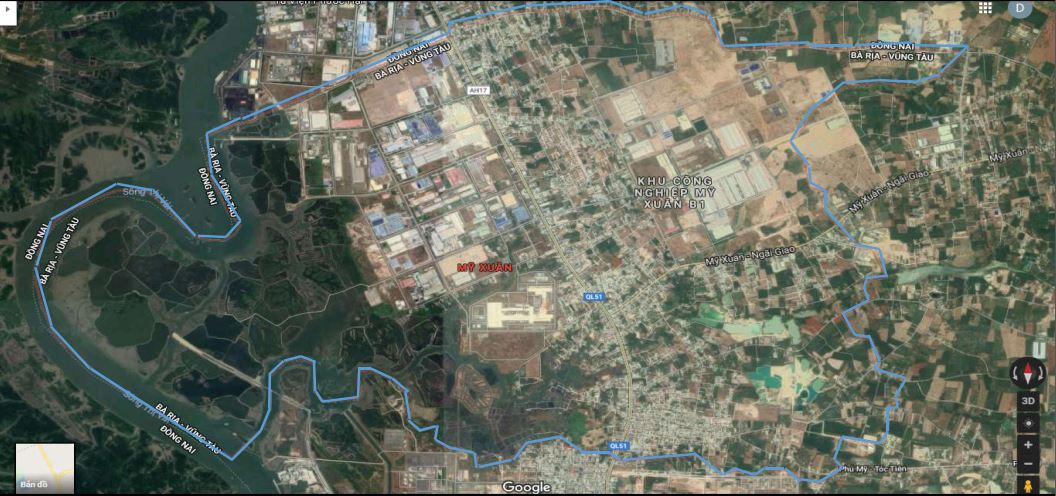 Phường Mỹ Xuân, Phú Mỹ Trên Google Maps
