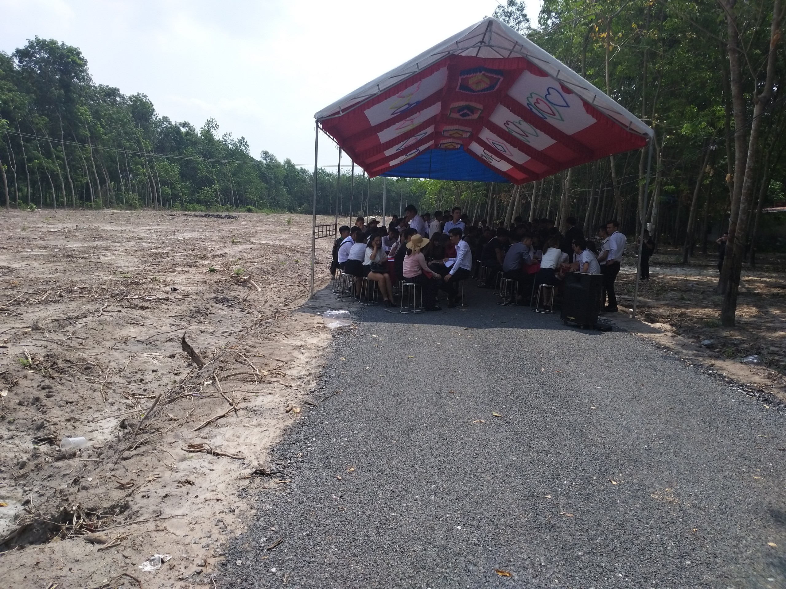 Hạ tầng Green Land Chơn Thành ngày 03/05/2019