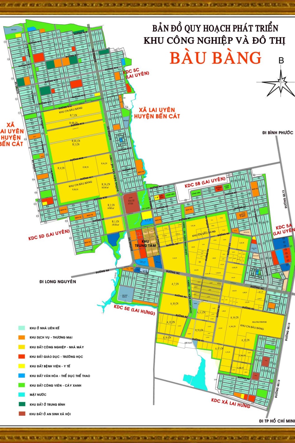 Bản đồ quy hoạch Bàu Bàng