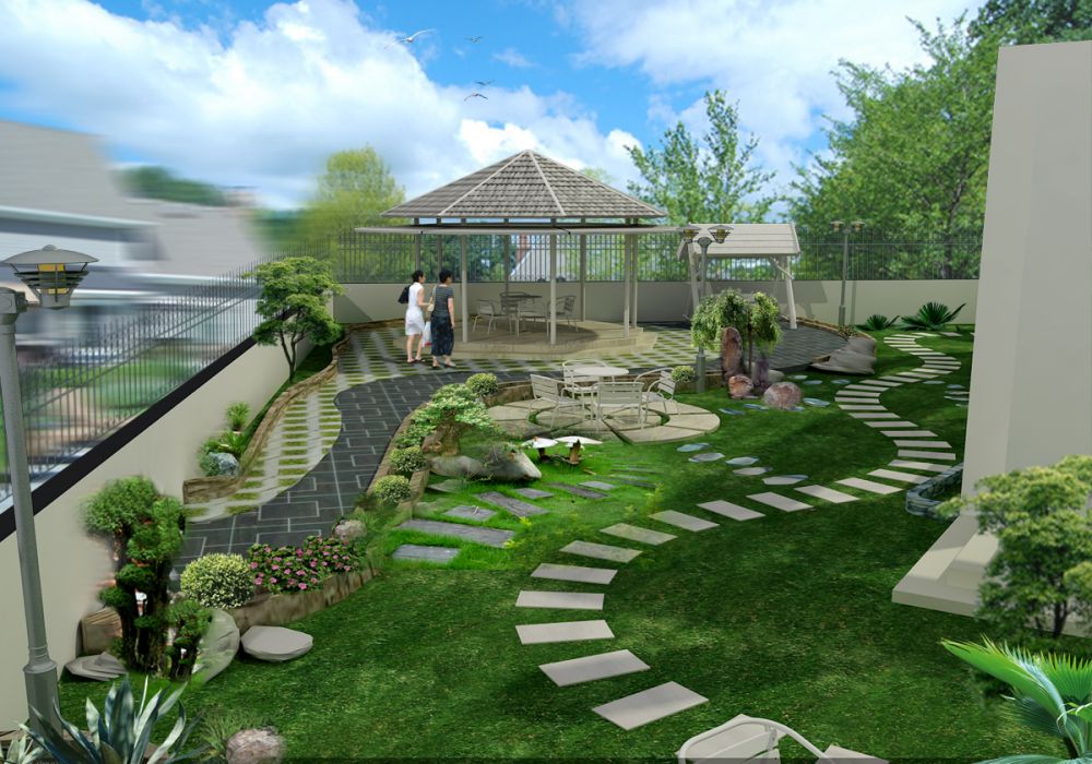 Mẫu thiết kế Sân Vườn 10 năm 2020