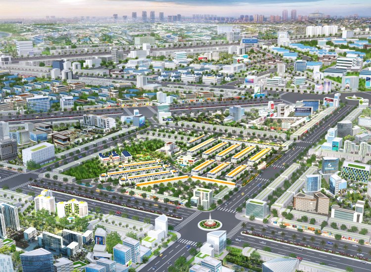 Phối cảnh dự án Victory City Tân Uyên