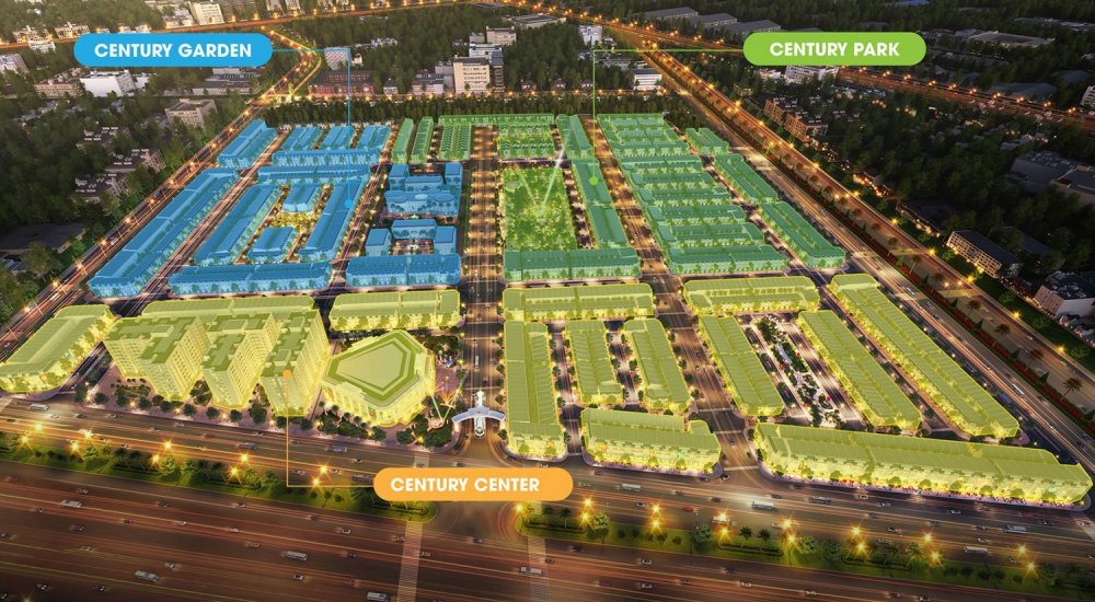 Phối cảnh dự án Century City của Kim Oanh Group