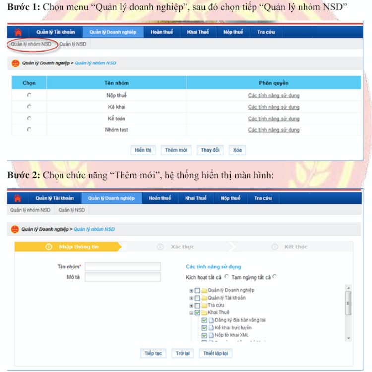 Hướng dẫn cách quản lý Thuế Doanh nghiệp