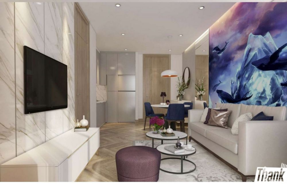 Thiết kế phòng khách dự án The Maris Vũng Tàu 