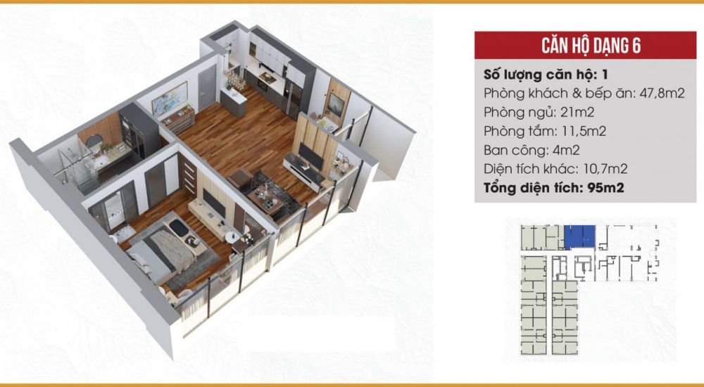 Thiết kế dự án căn hộ dạng 6 Hòa Xá Tower