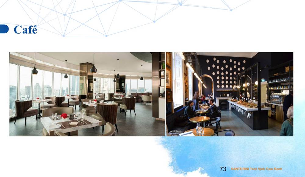 Tiện ích cafe căn hộ Condotel Cam Ranh Bay