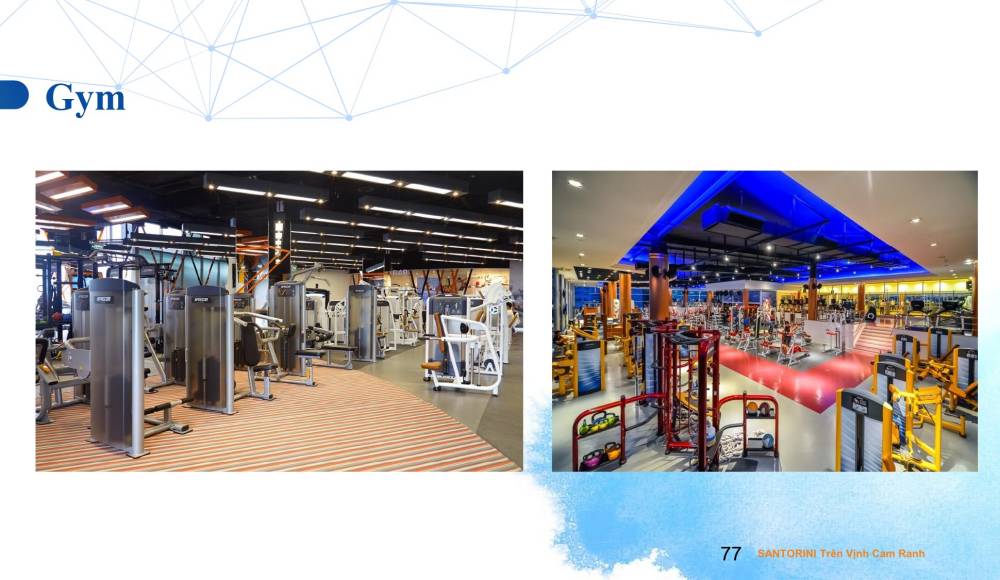 Tiện ích Gym căn hộ Condotel Cam Ranh Bay