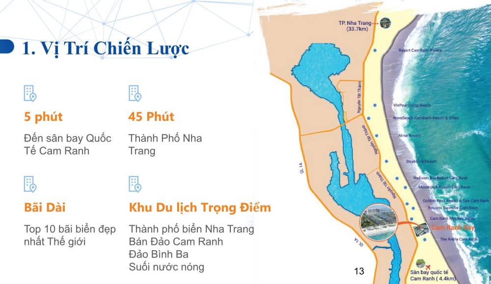 Vị trí  căn hộ Condotel Cam Ranh Bay