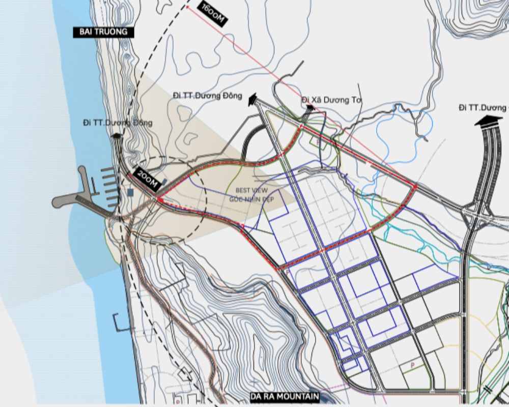 Vị trí dự án khu đô thị Meyhomes Capital Phú Quốc trên Google Maps