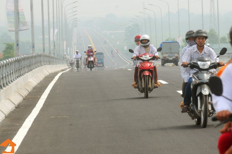Cầu Vĩnh Thịnh chính thức được hoàn thành vào năm 2014.