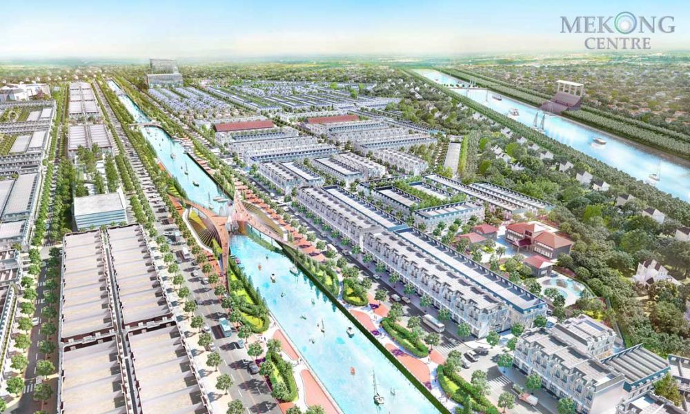 Thiết kế Biệt thự ven sông dự án khu đô thị Mekong Centre Sóc Trăng 