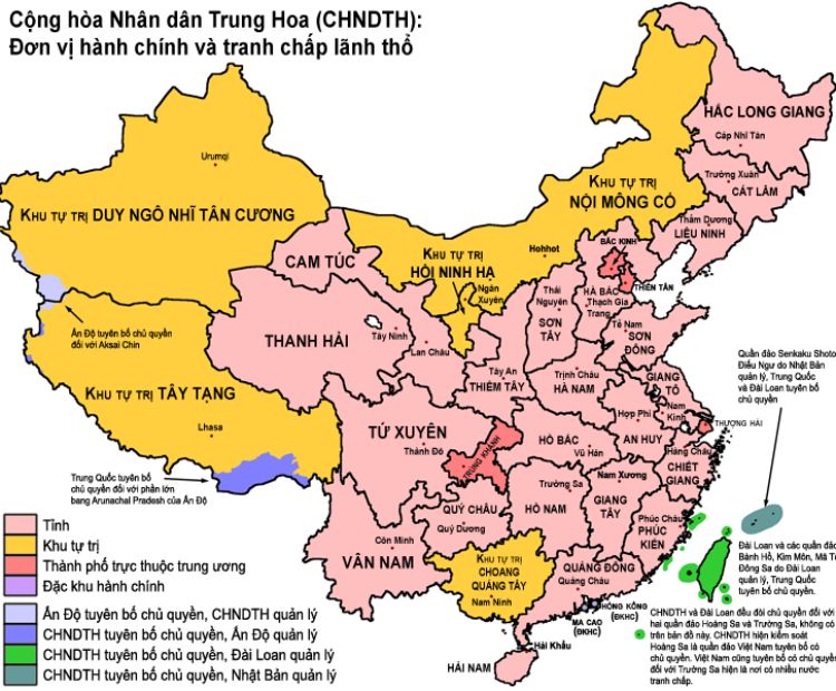 Bản đồ Trung Quốc