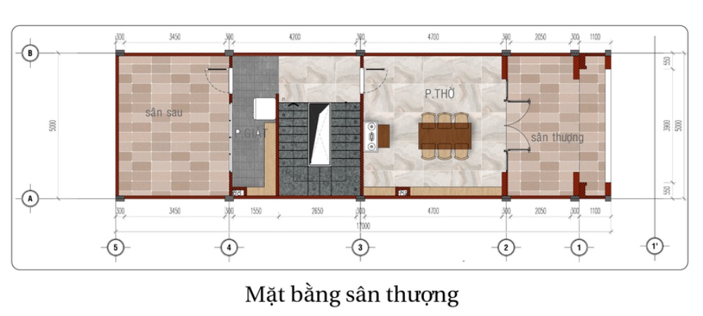 Thiết kế sân thượng dự án nhà phố Levata City Tên Lửa Tân Bình