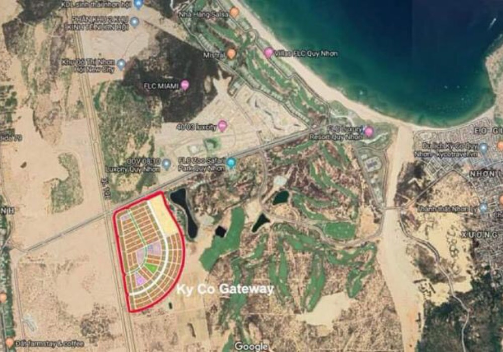 Vị trí dự án Kỳ Co Gateway trên Google Maps
