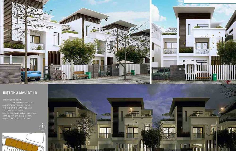 Thiết kế biệt thự dự án Cồn Tân Lập Nha Trang