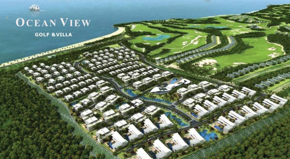 Phối cảnh biệt thự Ocean View Golf & Villas