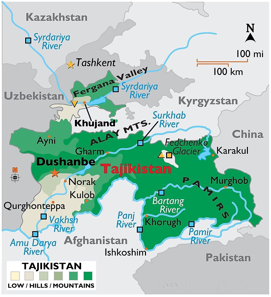 B N T N C Tajikistan Tajikistan Map Kh L N Ph Ng To 2025 02140410 3 Tajikistan Map