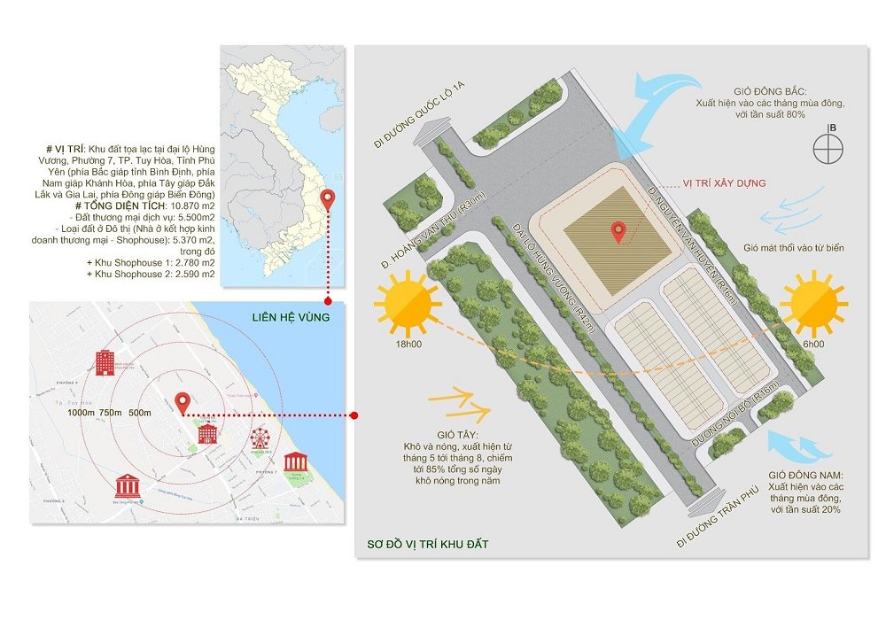 Vị trí  dự án căn hộ Apec Mandala Wyndham Garden Phú Yên