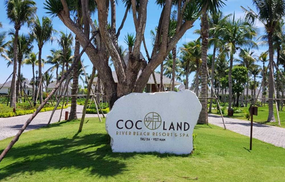 Cổng dự án CocoLand River Beach Resort & Spa 