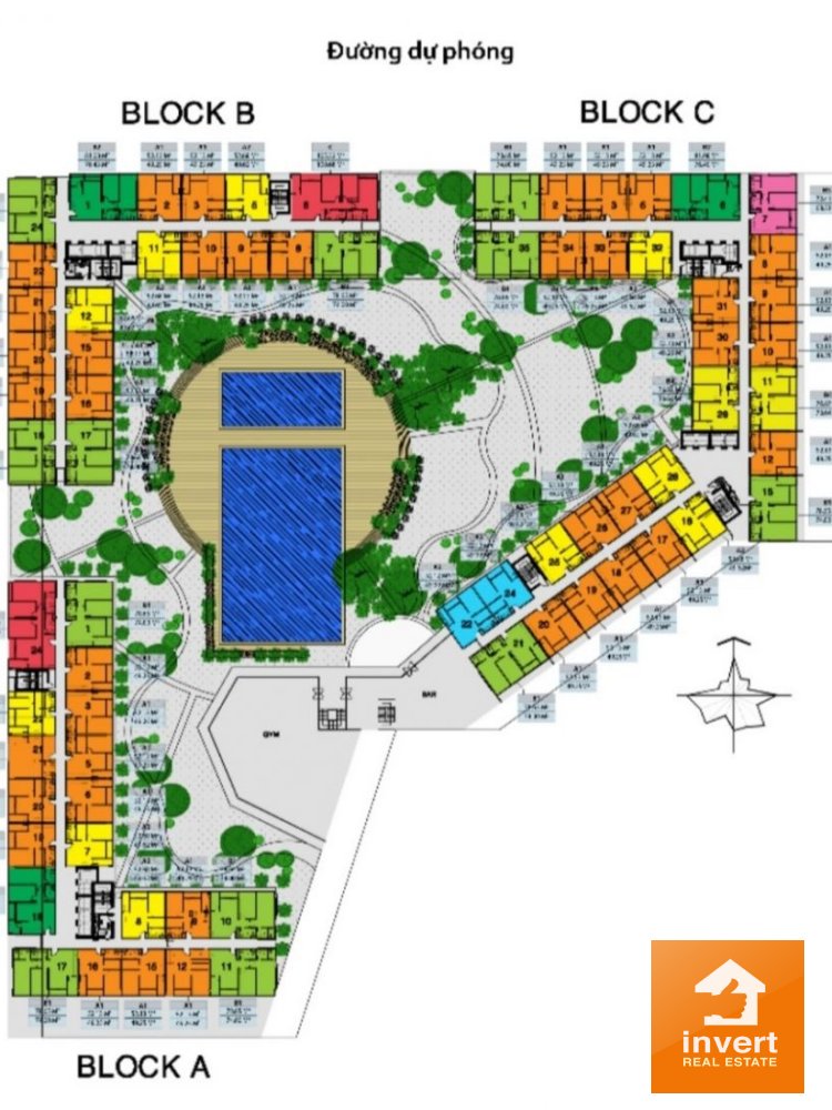 Mặt bẳng chính thức dự án căn hộ Asahi Tower tại đường An Dương Vương