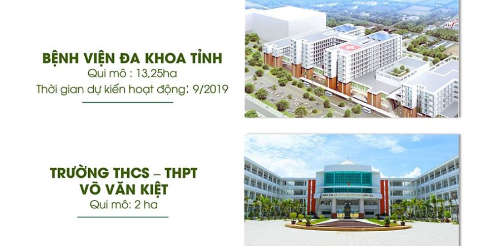 Bệnh viện và Trường đang xây dựng
