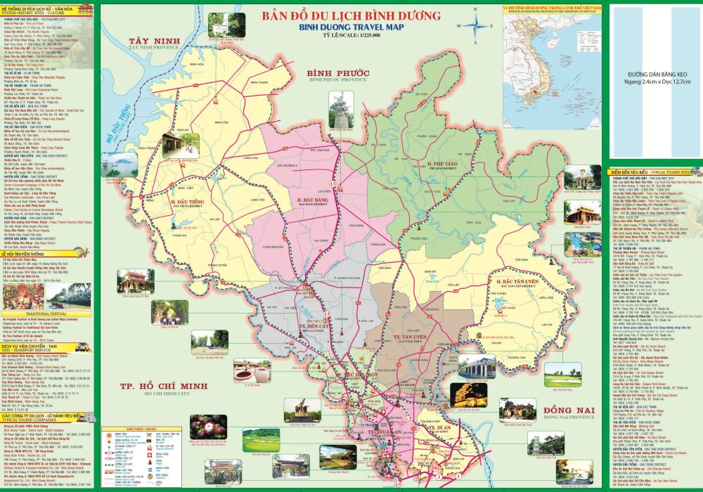 Cập nhật 2023: Bản đồ Hành chính tỉnh Bình Dương khổ lớn năm 2023 8 Bản đồ du lịch Bình Dương