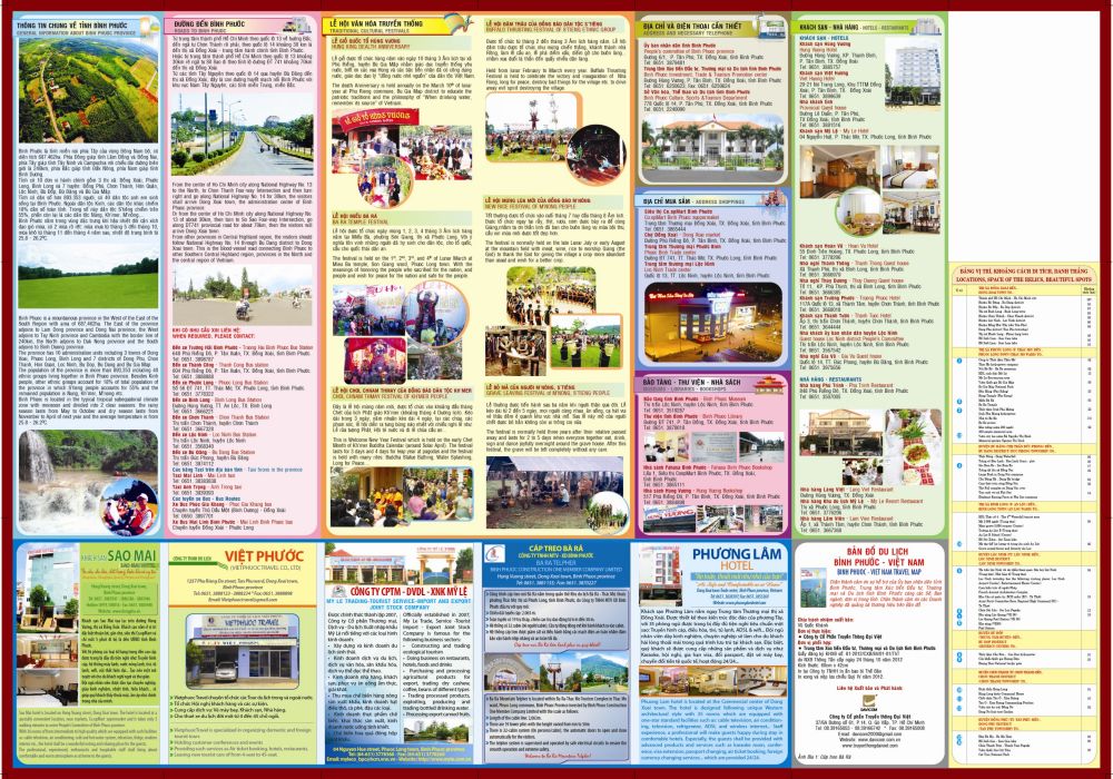 Bản đồ du lịch tỉnh Bình Phước Trang 2