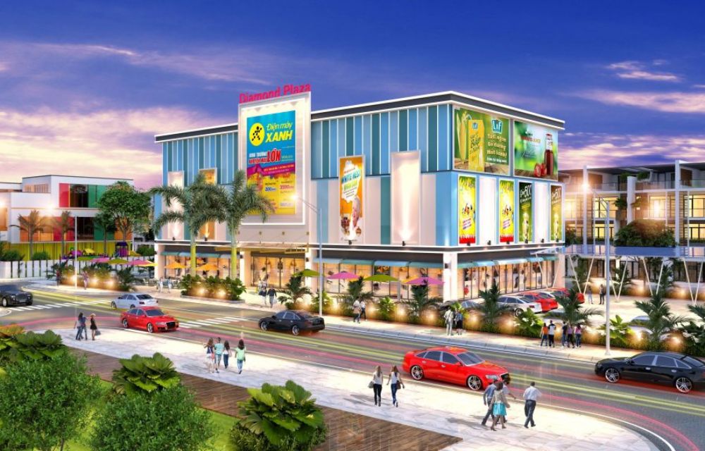 Trung tâm thương mại của dự án Lotus New City Long An