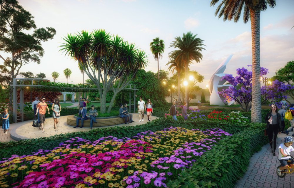 Công viên dự án đất nền PNR Estella Trảng Bom Đồng Nai