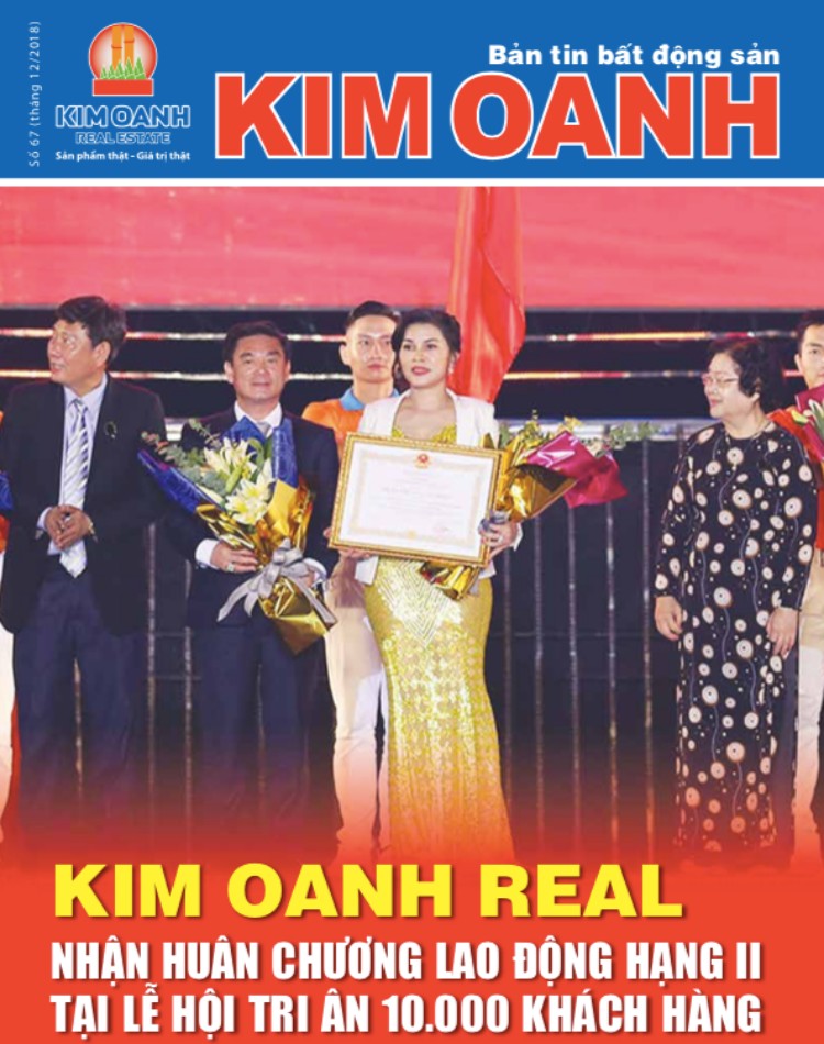 Kim Oanh Real nhận giải huân chương lao động hạng 2