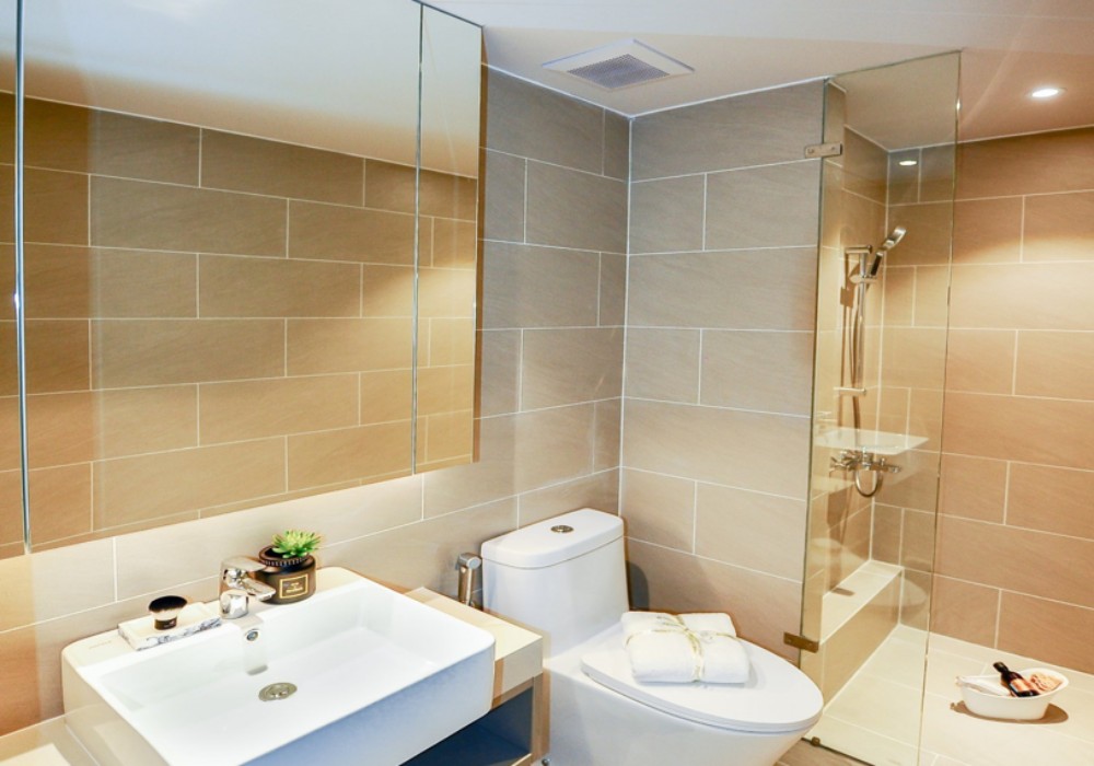 Chỉ gạch ốp phòng vệ sinh dự án An Gia Skyline