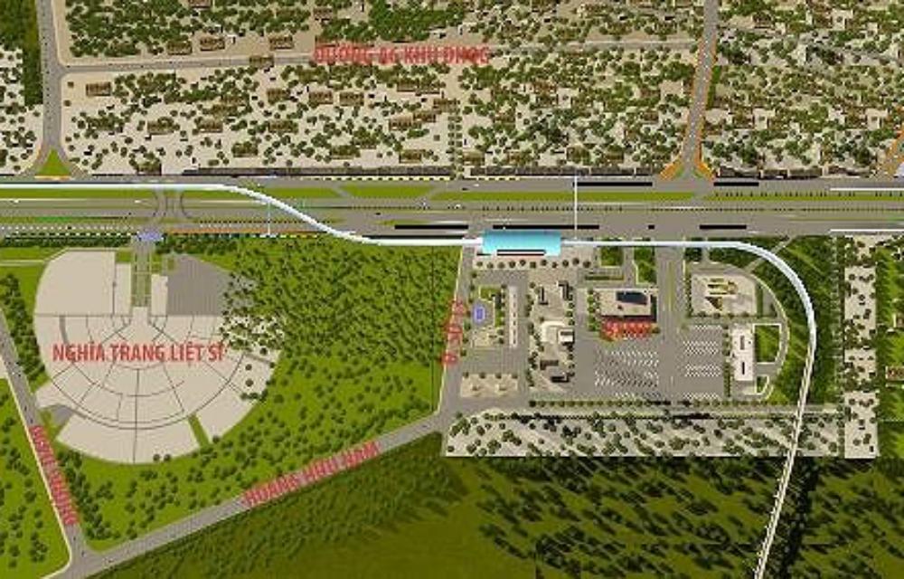 Phối cảnh Bến xe miền Đông mới