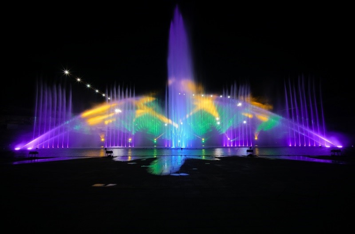 Lần đầu tiên tại MerryLand Quy Nhơn sẽ có quảng trường nhạc nước lớn nhất và dài nhất Việt Nam.