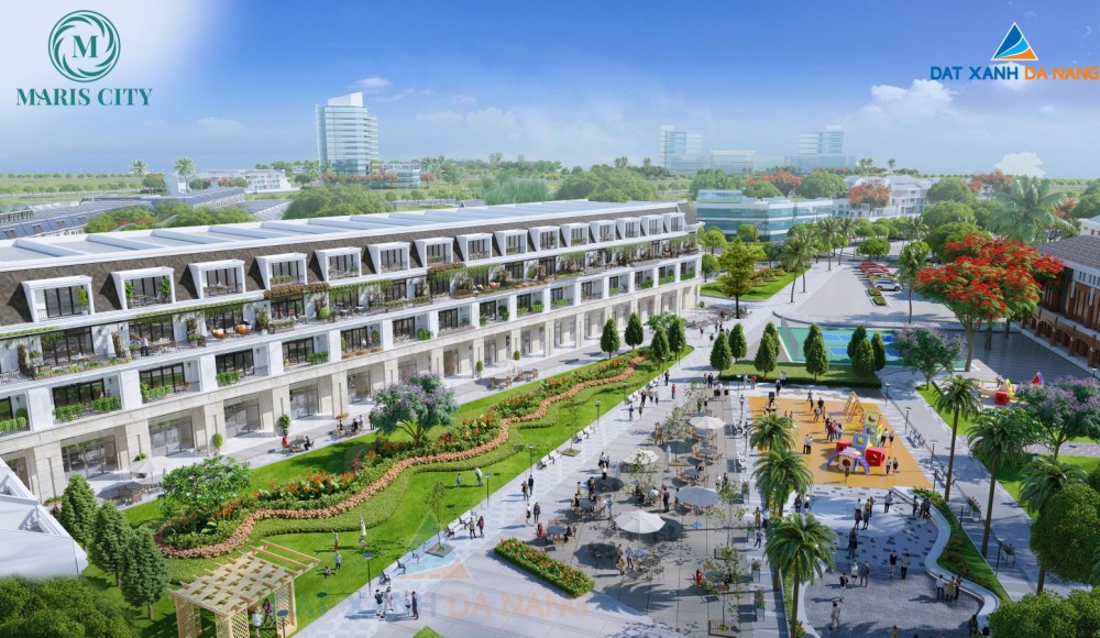 Công viên trung tâm dự án khu đô thị Maris City Đà Nẵng