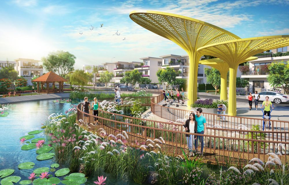 Không khí mát mẻ tại nhà phố An Phú Residence Bình Dương 