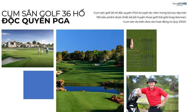 Cụm sân 36 hố – tuyệt tác sân Golf Novaworld Phan Thiết