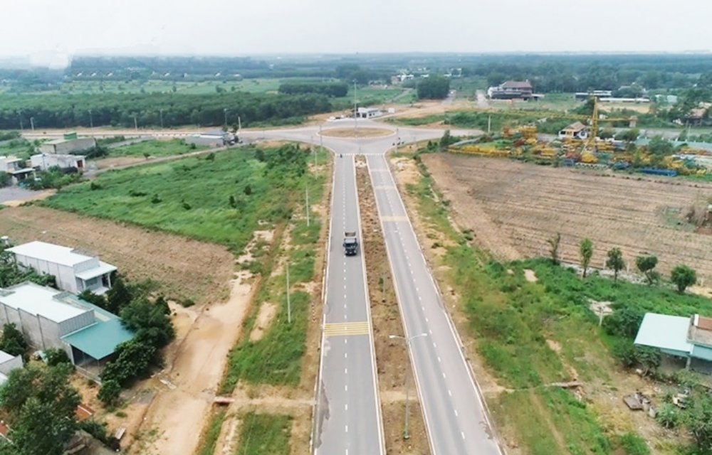 Hiện nay khúc Vòng xoay đang dần hoàn thiện với quy mô 60m