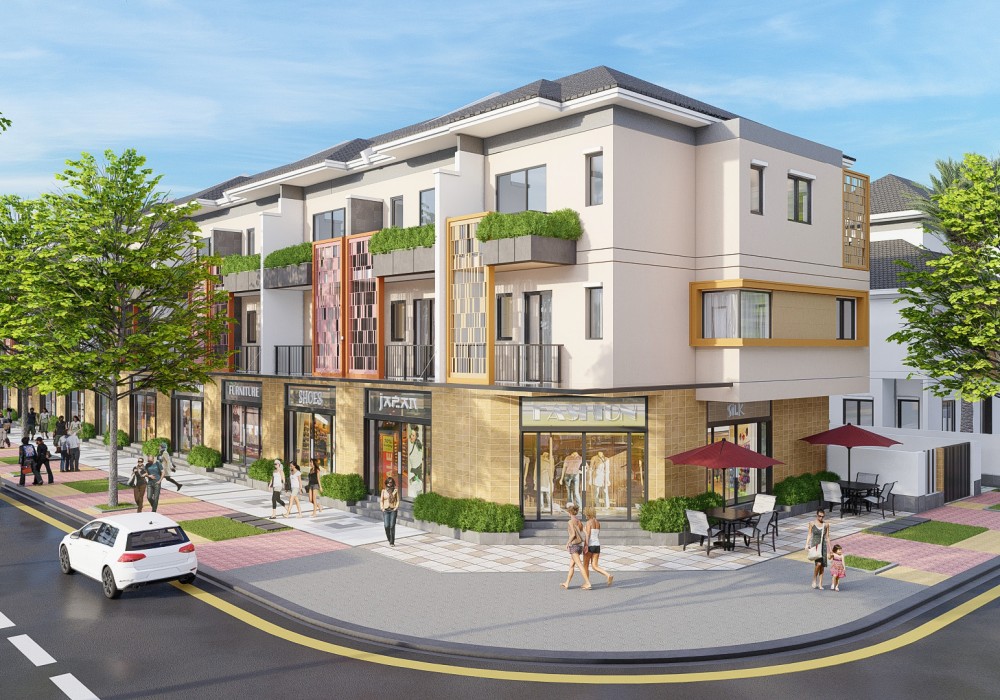 Thiết kế biệt thự dự án CaSa Central Tân Uyên Bình Dương